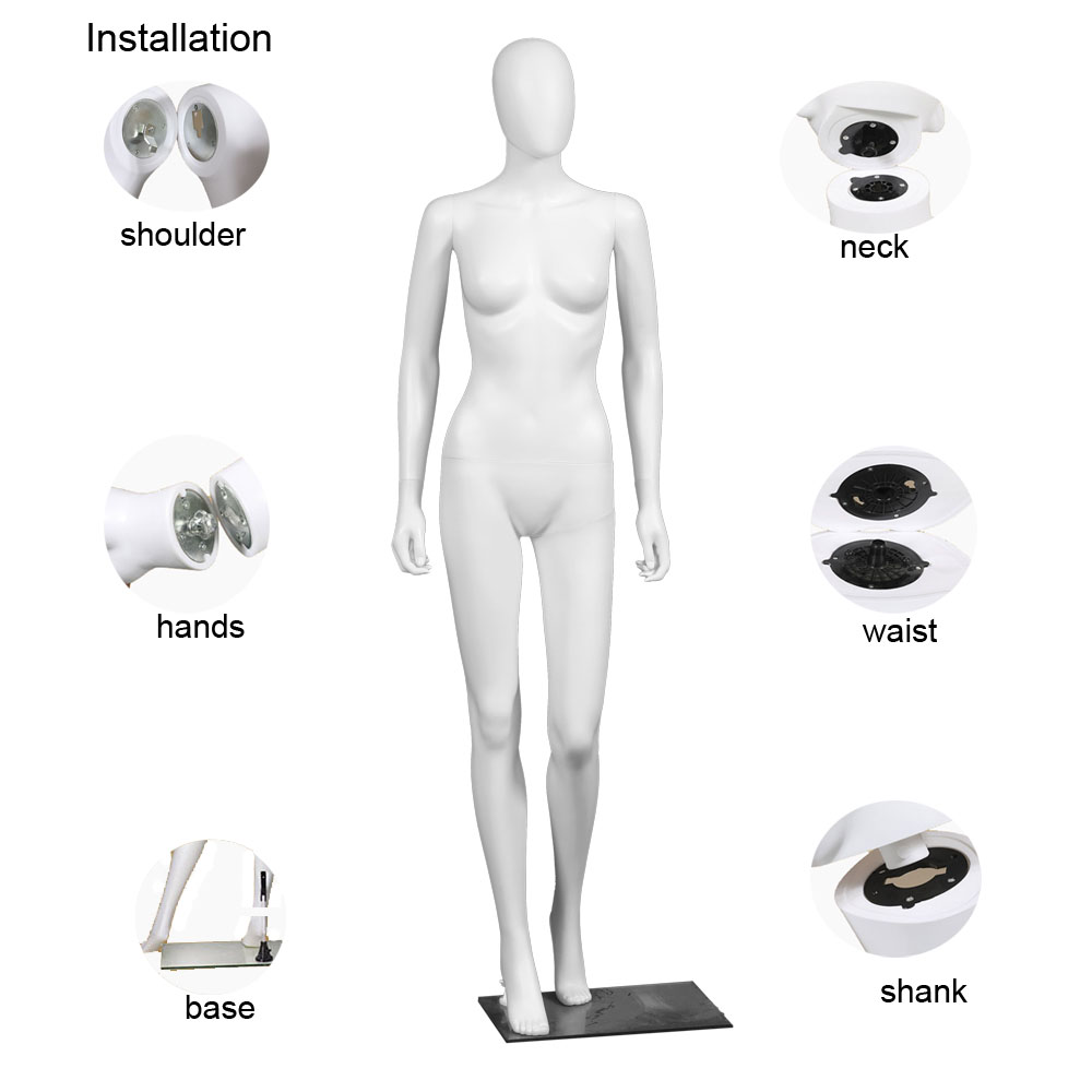 Shop for Skin Blowing White PP Plastic Male Mannequin Full Body Standing  Style at Wholesale Price on
